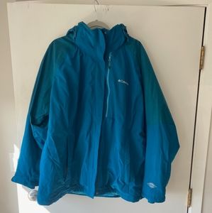Columbia Womens Blue Ski Jacket 3X